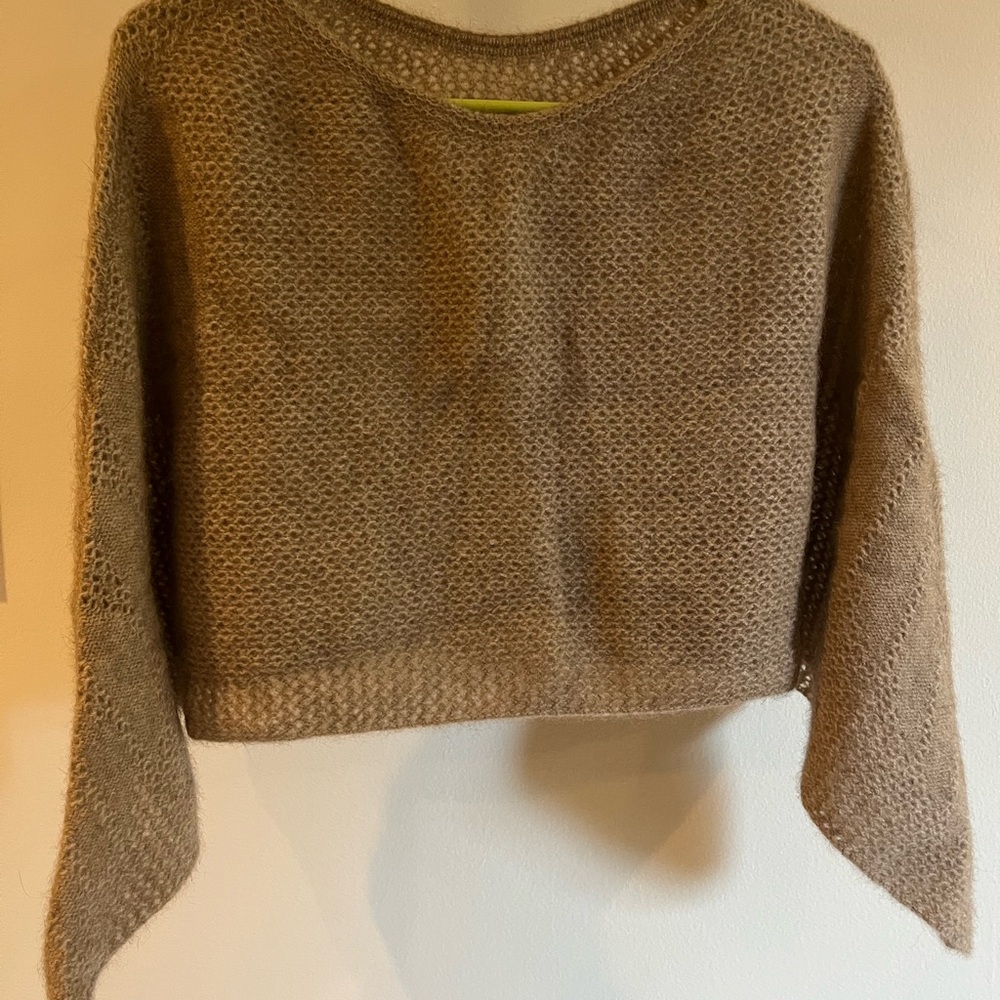 Cozy Knit Sweater in Tan